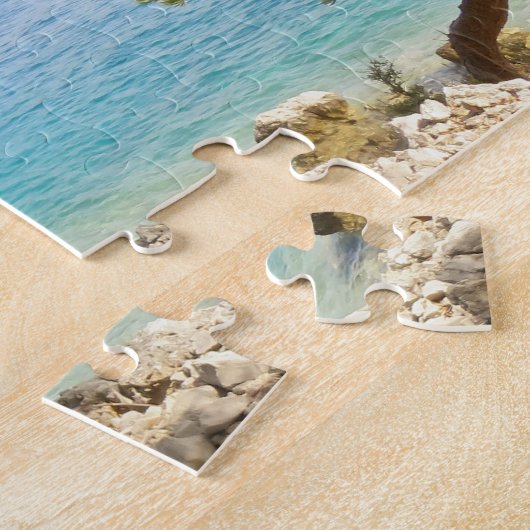 Olivenbaum im Mittelmeer Puzzle (Seite)