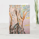 Olivenbaum Karte (Vorderseite)