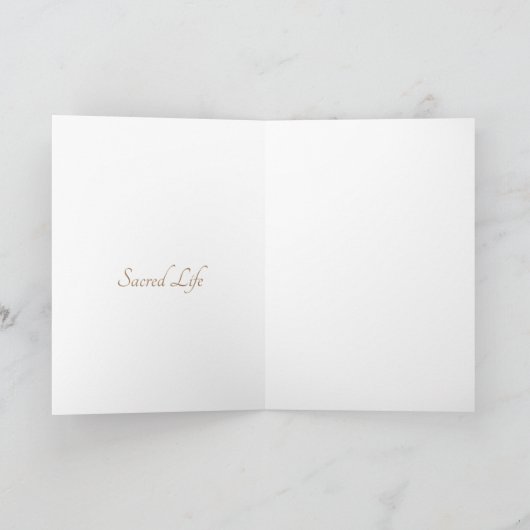 Olivenbaum Karte (Innenseite)