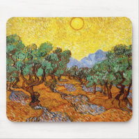Olivenbaum-Mausunterlage Van Gogh