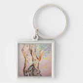 Olivenbaum Schlüsselanhänger (Vorne)