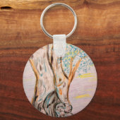 Olivenbaum Schlüsselanhänger (Vorderseite)