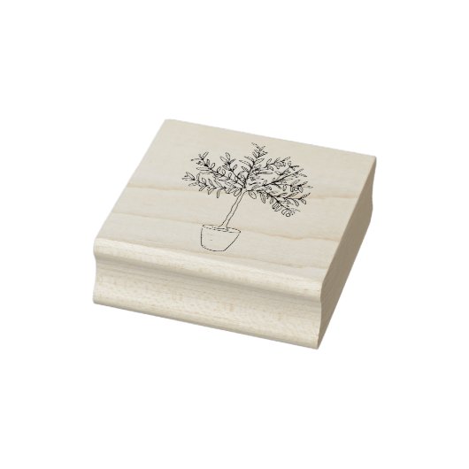 Olivenbaum-Stempel Gummistempel (Stempel)