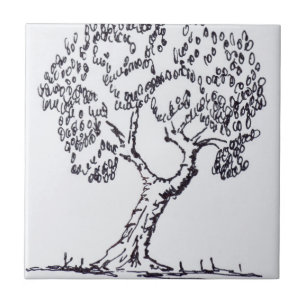 Olivenbaum  Südfrankreich Fliese