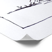 Olivenbaum | Südfrankreich Poster (Ecke)