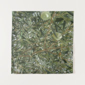 Olivenbaumblätter Wandteppich (Vorderseite (Horizontal))