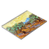 Olivenbäume (1889) Landschaft Art Van Gogh Spirale Notizblock (Linke Seite)