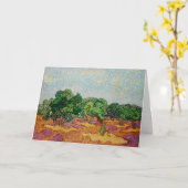 Olivenbäume 1889 von vincent van gogh karte (Gelbe Blume)