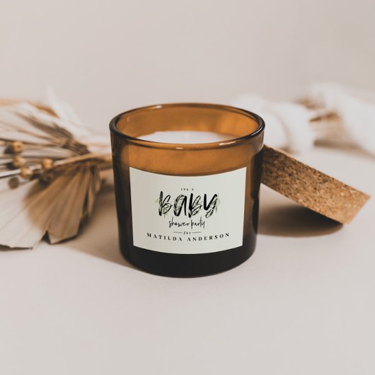 Olivenbäume duftendes Party für Säuglinge Rechteckiger Aufkleber