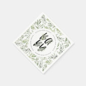 Olivenbäume duftendes Party für Säuglinge Serviette (Ecke)