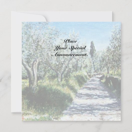 OLIVENBÄUME EINLADUNG (Rückseite)