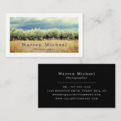 Olivenbäume, Fotograf, Fotografie Visitenkarte (Vorne/Hinten)