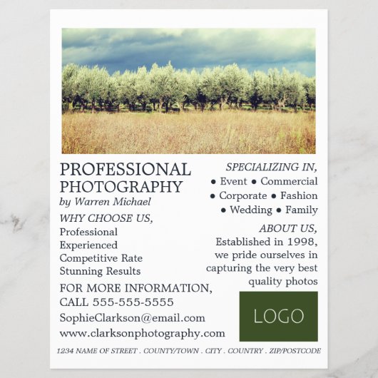 Olivenbäume, Fotografie, Fotografie, Vermietung vo Flyer (Vorne)