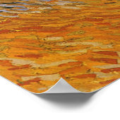 Olivenbäume, Gelber Himmel und Sonne, Vincent van  Poster (Ecke)