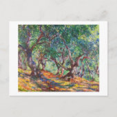 Olivenbäume in Bordighera, 1884 Claude Monet Postkarte (Vorderseite)