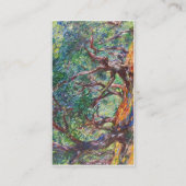 Olivenbäume in Bordighera, Claude Monet 1884 Visitenkarte (Rückseite)