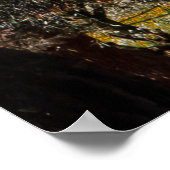 Olivenbäume in der apulischen Landschaft im Herbst Poster (Ecke)
