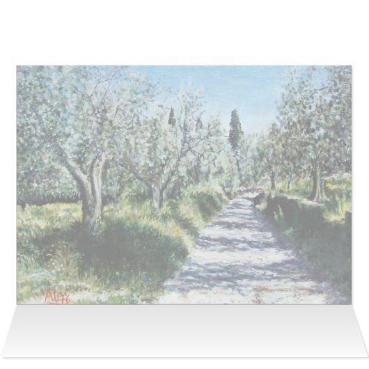 OLIVENBÄUME IN DER Toskana (Innenansicht Horizontal (Oben))