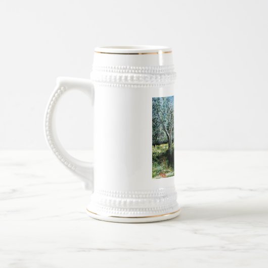 OLIVENBÄUME IN DER Toskana Bierglas (Links)
