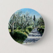 OLIVENBÄUME IN DER TUSKANISCHEN LANDSCHAFT BUTTON (Vorderseite)