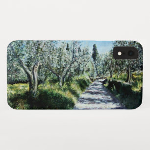 OLIVENBÄUME IN RIMAGGIO Landschaft der Toskana iPhone XR Hülle