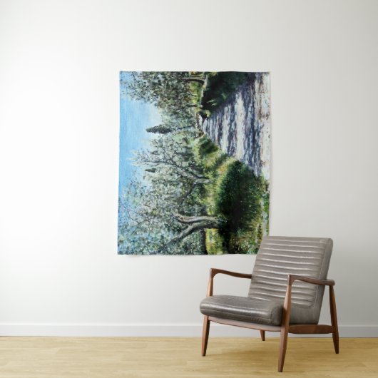 OLIVENBÄUME IN RIMAGGIO Landschaft der Toskana Wandteppich (Beispiel)