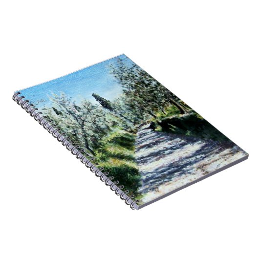 OLIVENBÄUME IN RIMAGGIO NOTIZBLOCK (Rechte Seite)