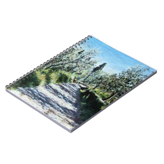 OLIVENBÄUME IN RIMAGGIO NOTIZBLOCK (Linke Seite)