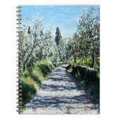 OLIVENBÄUME IN RIMAGGIO NOTIZBLOCK (Vorderseite)