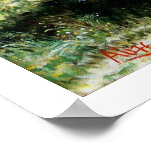 OLIVENBÄUME IN RIMAGGIO POSTER (Ecke)