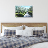 OLIVENBÄUME IN RIMAGGIO - TUSKANIE LEINWANDDRUCK (Insitu (Schlafzimmer))