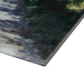 OLIVENBÄUME IN RIMAGGIO - TUSKANIE SCHNEIDEBRETT (Ecke)