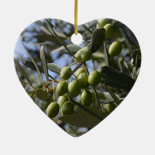 Olivenbäume Keramikornament (Hinten)