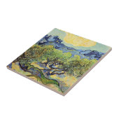 Olivenbäume mit Alpillen von Vincent van Gogh Fliese (Seite)