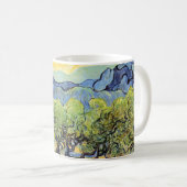 Olivenbäume mit Alpillen von Vincent van Gogh Kaffeetasse (VorderseiteRechts)