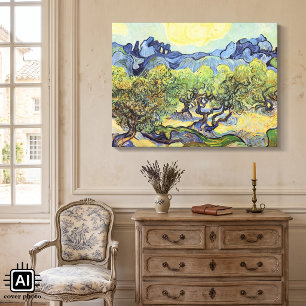Olivenbäume mit Alpillen von Vincent van Gogh Leinwanddruck