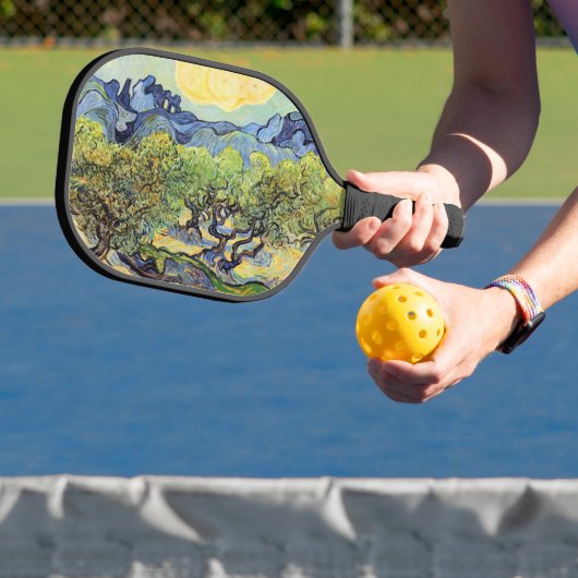 Olivenbäume mit Alpillen von Vincent van Gogh Pickleball Schläger (InSitu)