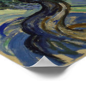 Olivenbäume mit Alpillen von Vincent van Gogh Poster (Ecke)