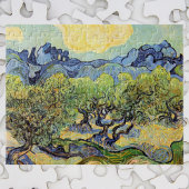 Olivenbäume mit Alpillen von Vincent van Gogh Puzzle