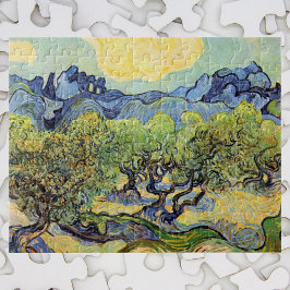 Olivenbäume mit Alpillen von Vincent van Gogh Puzzle