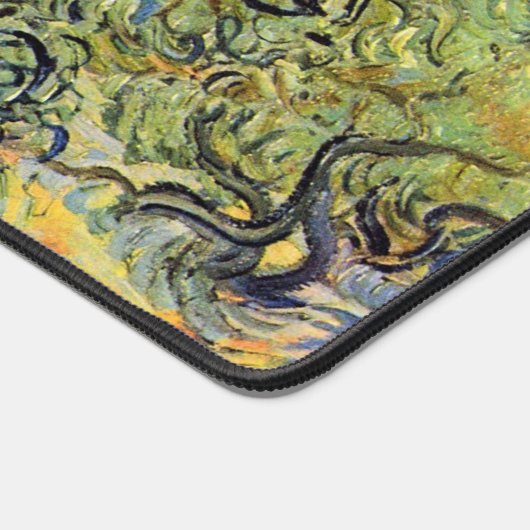 Olivenbäume mit Alpillen von Vincent van Gogh Schreibtischunterlage (Ecke)