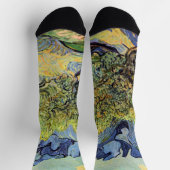 Olivenbäume mit Alpillen von Vincent van Gogh Socken (Oben)