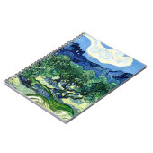 Olivenbäume mit Alpilles (1889) Van Gogh-Spirale Notizblock (Linke Seite)