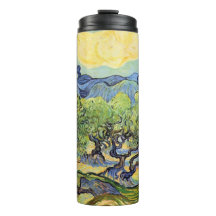 Olivenbäume mit Alpilles von Vincent van Gogh