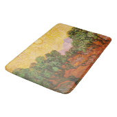 Olivenbäume mit gelbem Himmel u. Sun durch Van Badematte (Schrägansicht)