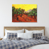 Olivenbäume mit gelbem Himmel und Sonne, van Gogh Leinwanddruck (Insitu (Schlafzimmer))