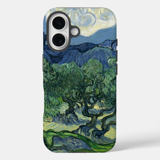 Olivenbäume nach Van Gogh Gemälde Art Case-Mate iPhone Hülle (Rückseite)