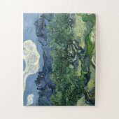 Olivenbäume nach Van Gogh Gemälde Art Puzzle (Vertikal)
