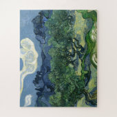Olivenbäume nach Van Gogh Gemälde Art Puzzle (Vertikal)