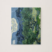 Olivenbäume nach Van Gogh Gemälde Art Puzzle (Vertikal)